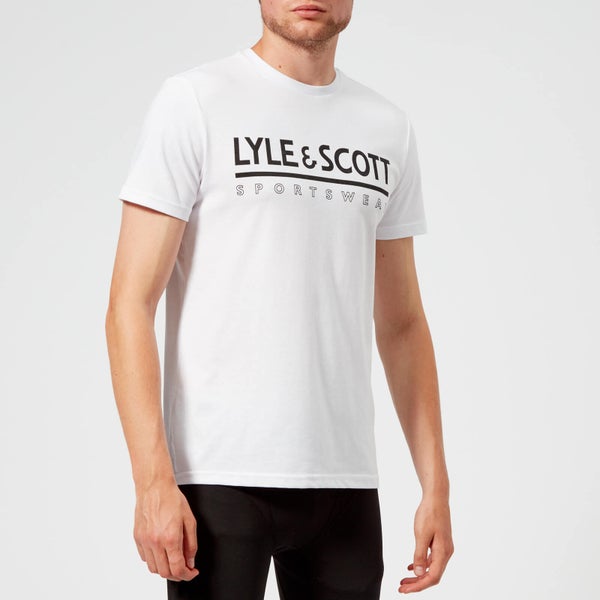 Lyle & Scott Sportswear Men's Harridge Short Sleeve Large Logo T-Shirt - White