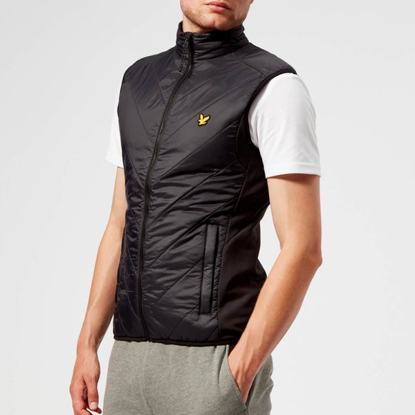 Lyle & Scott Sportswear Men's Brandon Chevron Gilet - True Black