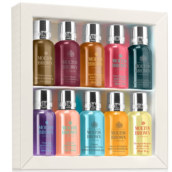 Molton Brown Refined Discoveries Bath and Shower Collection 10 x 30 ml