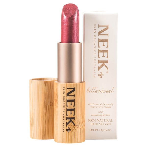 Полностью натуральная помада, веганский продукт Neek Skin Organics 100 % Natural Vegan Lipstick - Bittersweet