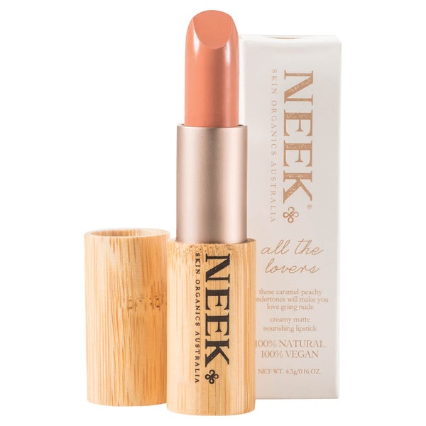 Neek Skin Organics 100% Natural Vegan Lipstick -vegaaninen huulipuna, All the Lovers