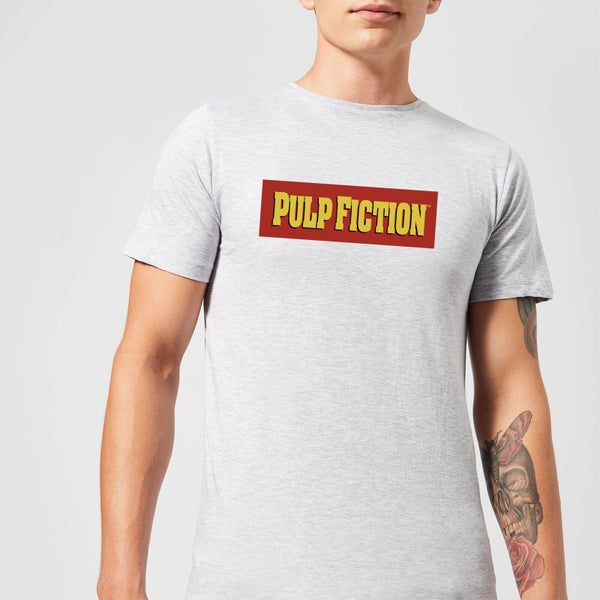 Pulp Fiction Logo Men's T-Shirt - Grey