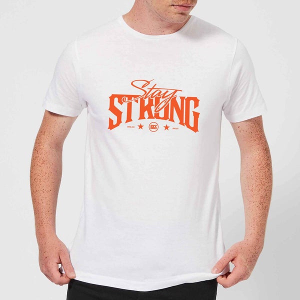 Stay Strong Logo Men's T-Shirt - White