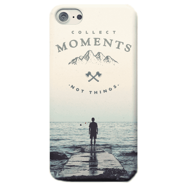 Coque Smartphone Collect Moments, Not Things pour iPhone et Android