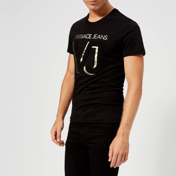 Versace Jeans Men's VJ Chest Logo T-Shirt - Black