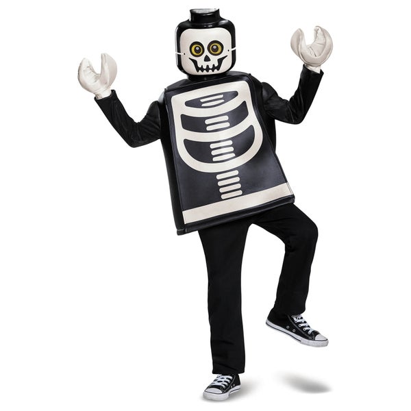LEGO Iconic Kids Skeleton Classic Halloween Fancy Dress - Black