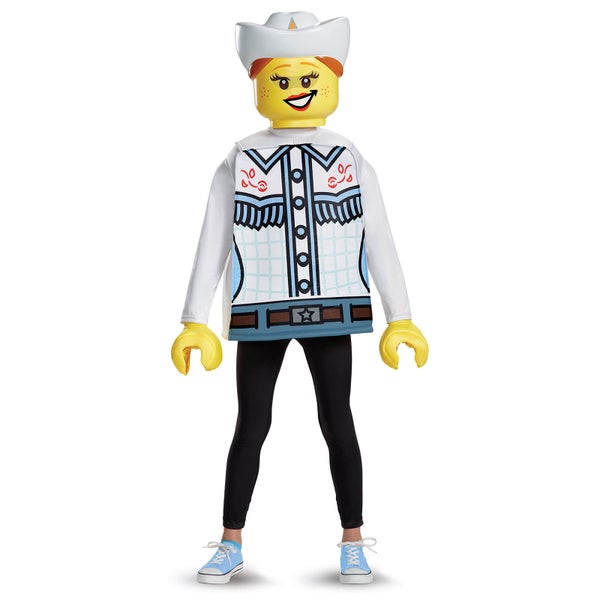 LEGO Iconic Kids Cowgirl Classic Fancy Dress - White
