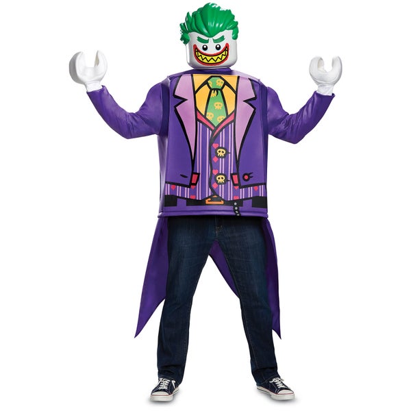 LEGO Batman Movie Adult Joker Classic Fancy Dress - Purple