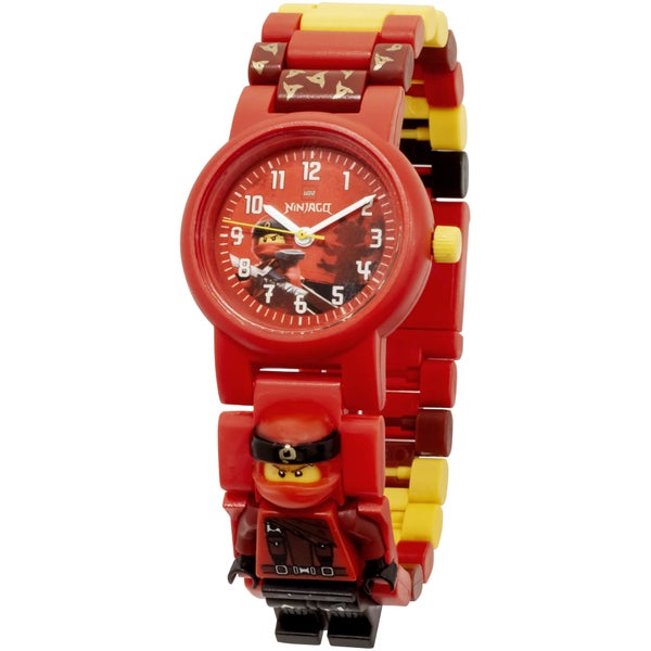 Montre LEGO® – Ninjago – Mini figurine Kai avec bracelet à assembler