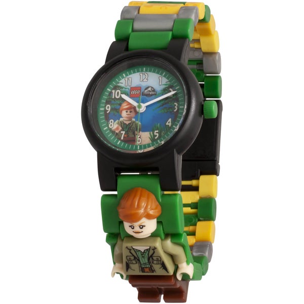LEGO Jurassic World Claire Minifiguur schakel horloge