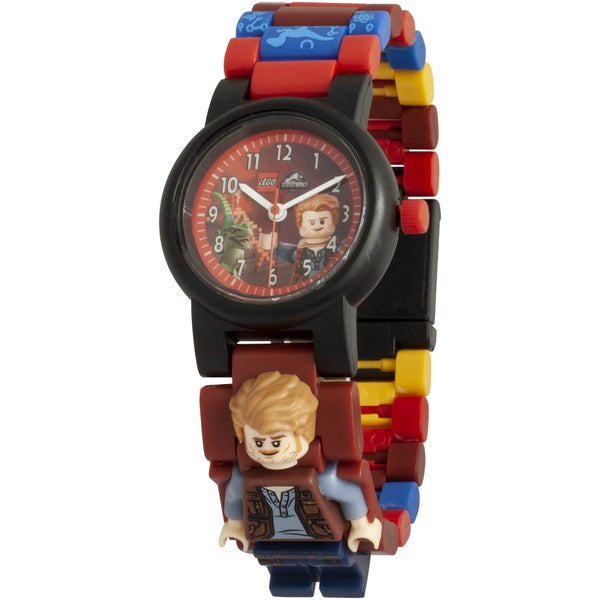 Montre LEGO® – Jurassic World – Mini figurine Owen avec bracelet à assembler