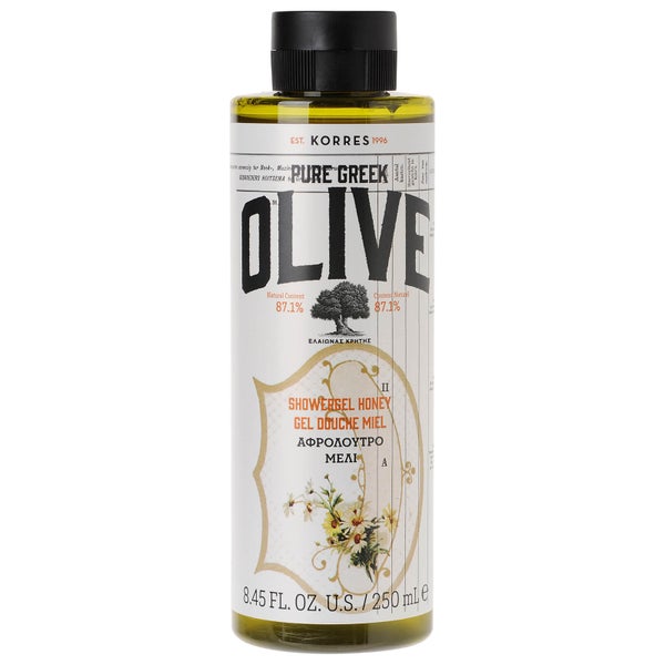 KORRES Natural Pure Greek Olive and Honey Shower Gel -suihkusaippua 250ml