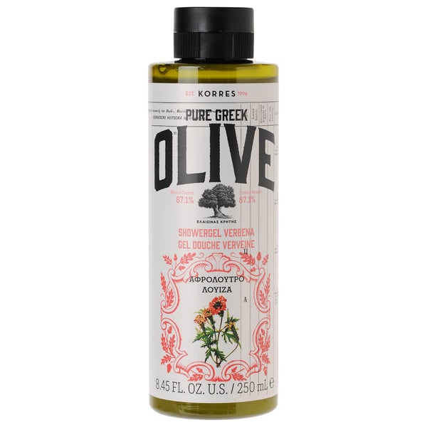 KORRES Natural Pure Greek Olive and Verbena Shower Gel 250ml