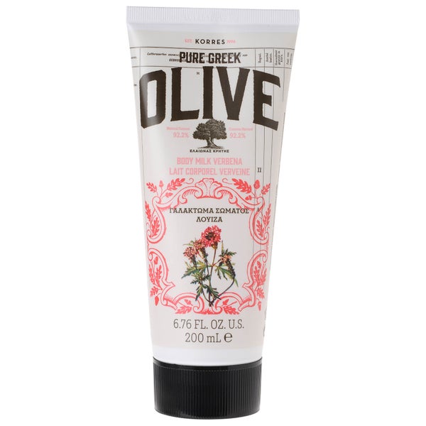 KORRES Natural Pure Greek Olive and Verbena Body Cream -vartalovoide 200ml