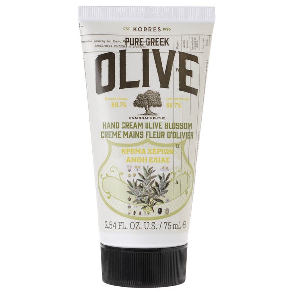 KORRES Natural Pure Greek Olive and Olive Blossom Hand Cream -käsivoide 75ml