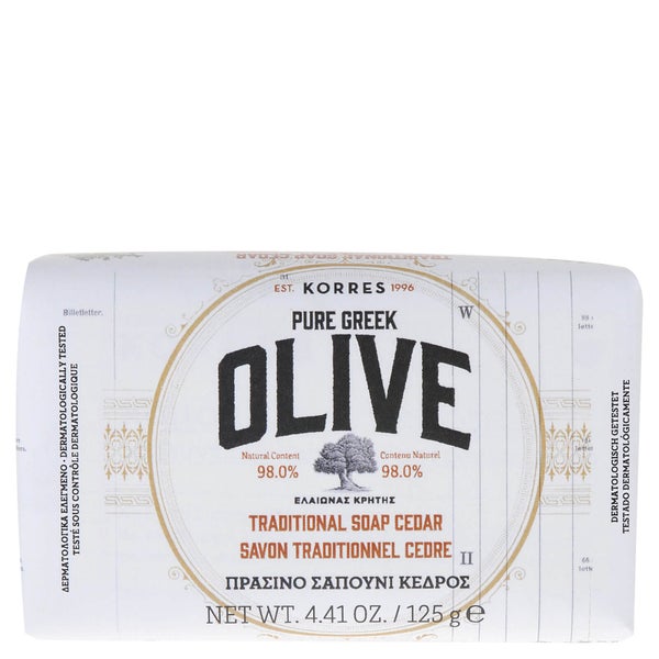 KORRES OLIVE Cedar Soap 125 g