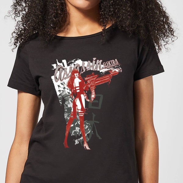 Marvel Knights Elektra Assassin Dames T-shirt - Zwart