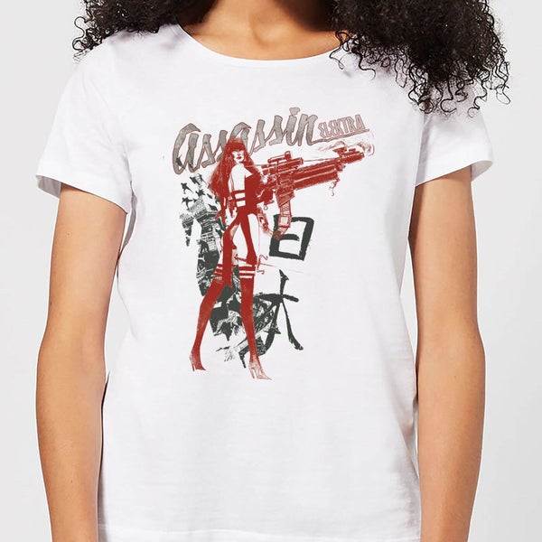 T-Shirt Femme Elektra Assassin - Marvel Knights - Blanc