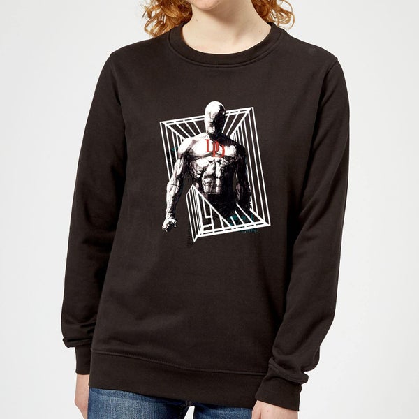 Marvel Knights Daredevil Cage Women's Sweatshirt - Black