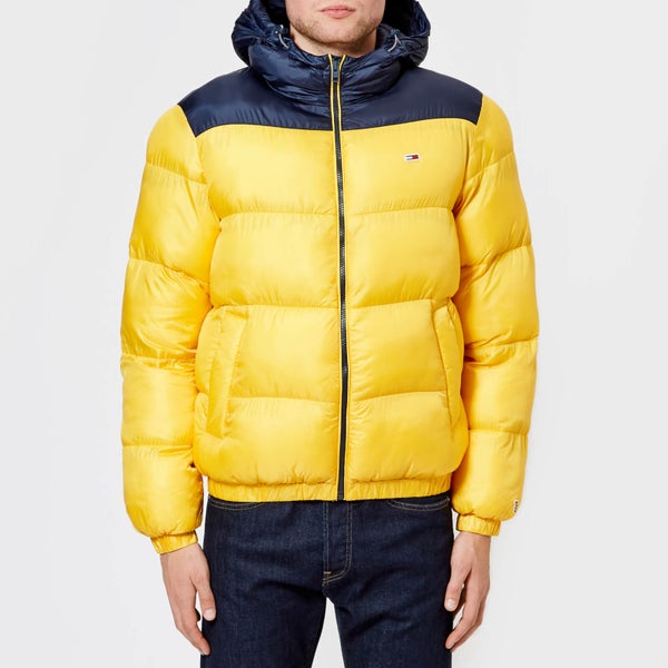 Tommy Jeans Men's TJM Tommy Classic Padded Jacket - Spectra Yellow/Black Iris
