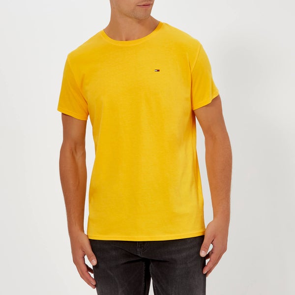 Tommy Jeans Men's TJM Essential T-Shirt - Spectra Yellow