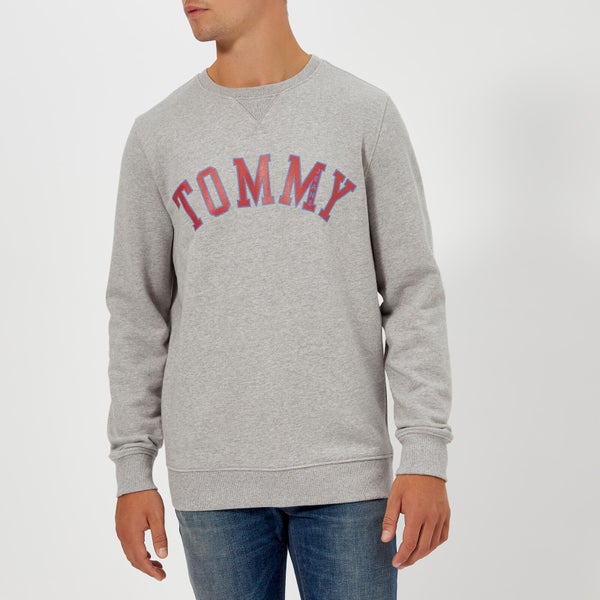 Tommy Jeans Men's TJM Essential Graphic Sweatshirt - Light Grey Heather