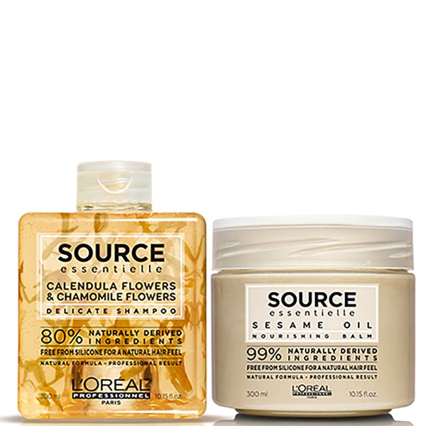 L'Oréal Professionnel Source Essentielle Delicate Nourishment Duo zestaw produktów do pielęgnacji włosów delikatnych