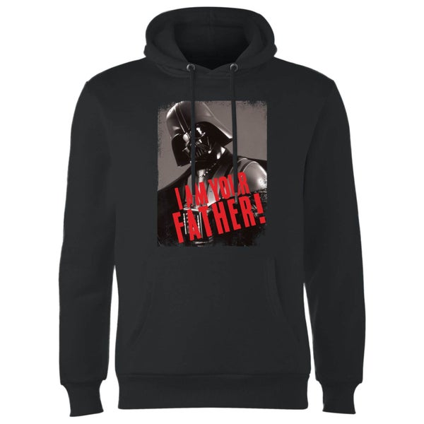 Star Wars Darth Vader I Am Your Father Gripping Hoodie - Black