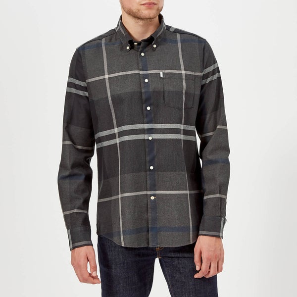 Barbour Men's Dunoon Long Sleeve Shirt - Graphite