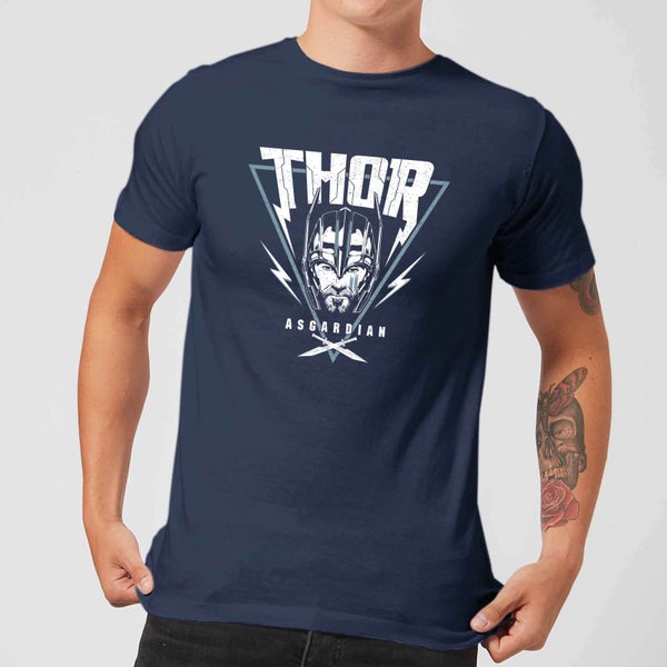 Marvel Thor Ragnarok Asgardian Triangle Men's T-Shirt - Navy