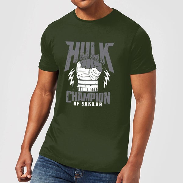 Marvel Thor Ragnarok Hulk Champion Men's T-Shirt - Forest Green