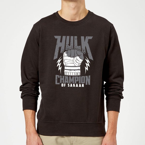 Marvel Thor Ragnarok Hulk Champion Sweatshirt - Black