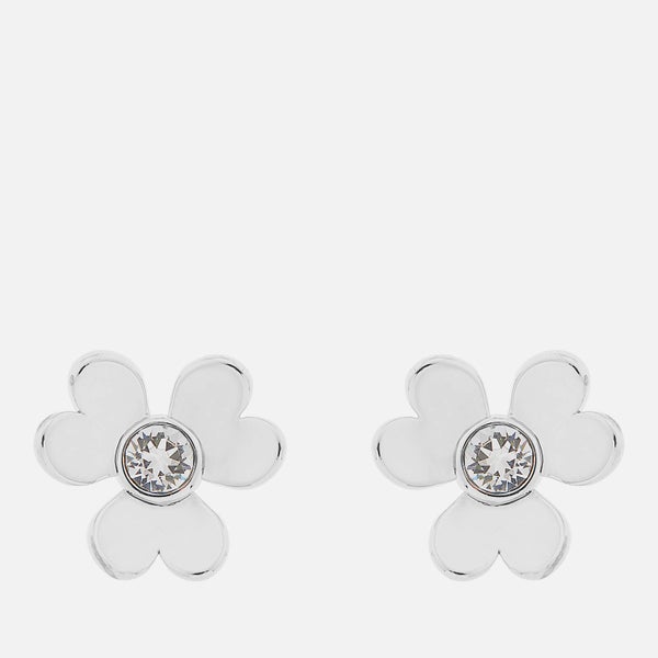 Ted Baker Women's Hansila: Heart Blossom Stud Earrings - Silver/Crystal
