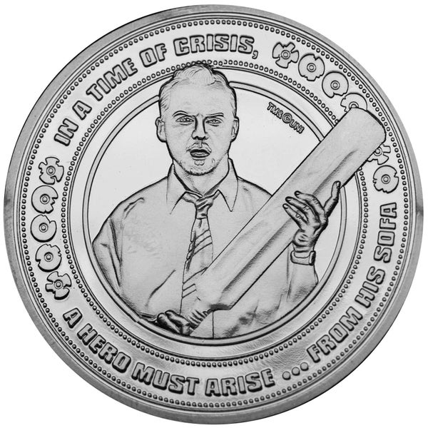 Shaun of the Dead Collector's Limited Edition Coin: Silver Variant