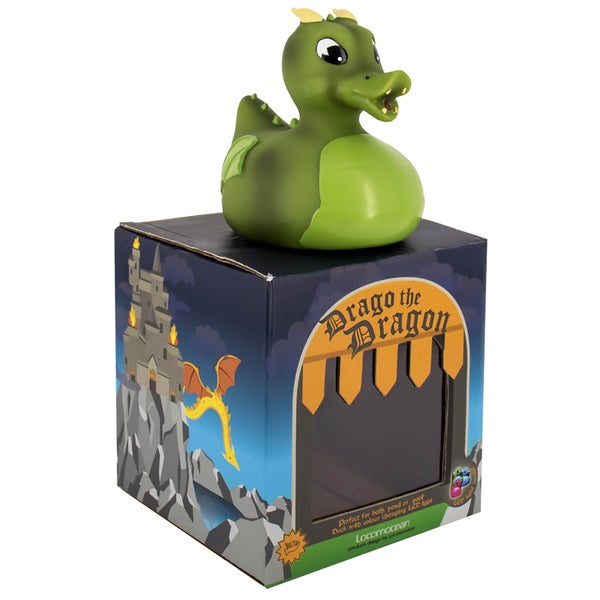 Drago le dragon canard de bain lumineux