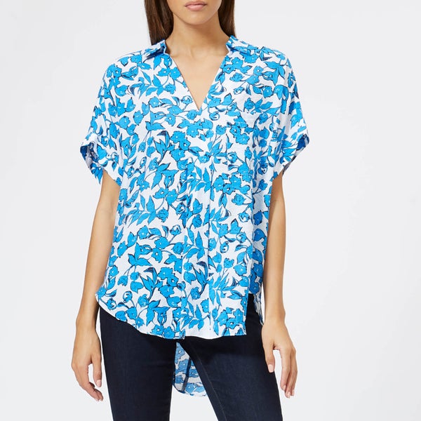 Whistles Women's Cordillia Print Lea Shirt - Blue/Multi