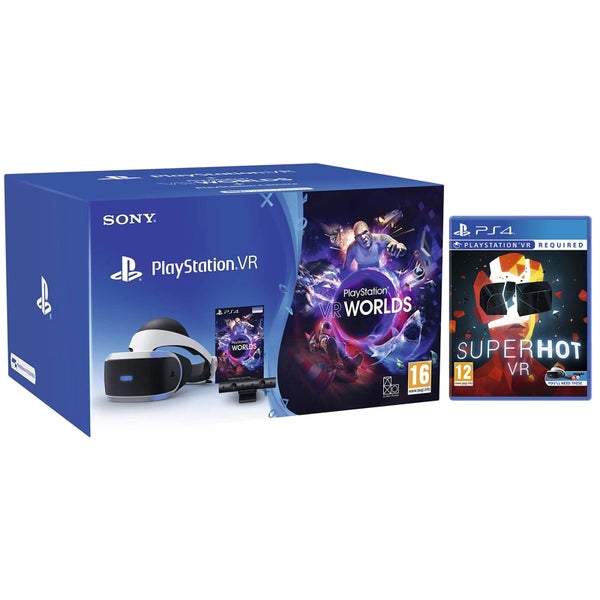 Sony Playstation VR Starter Kit including Playstation Worlds & Superhot