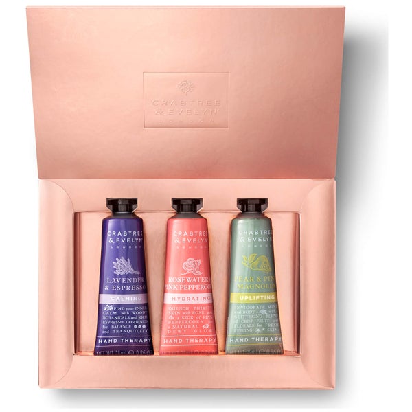Crabtree & Evelyn Floral Hand Therapy Collection 3 x 25ml (Worth £24)