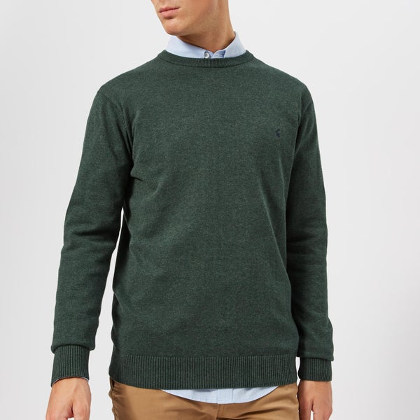 Joules Men's Jarvis Crew Neck Knitted Jumper - Green Marl