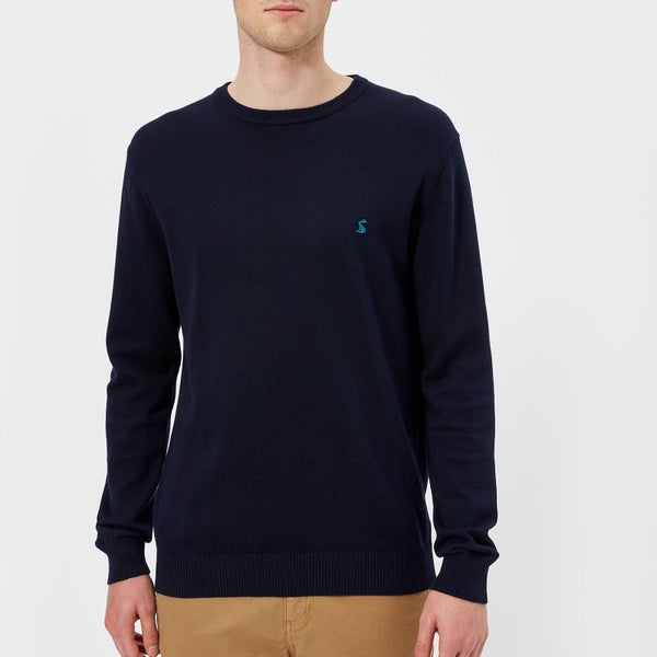 Joules Men's Jarvis Crew Neck Knitted Jumper - French Navy
