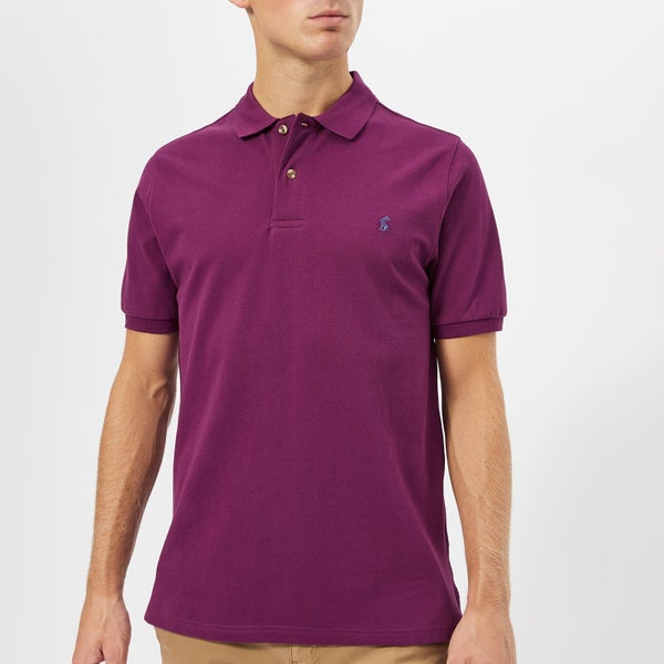 Joules Men's Woody Classic Fit Polo Shirt - Dark Purple