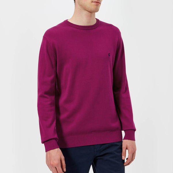 Joules Men's Jarvis Crew Neck Knitted Jumper - Rock Rose