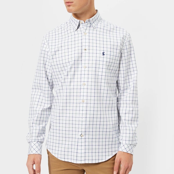 Joules Men's Wilby Classic Fit Shirt - Blue Check