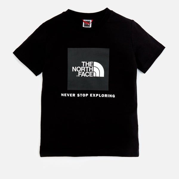 The North Face Boys' Youth Box Short Sleeve T-Shirt - TNF Black