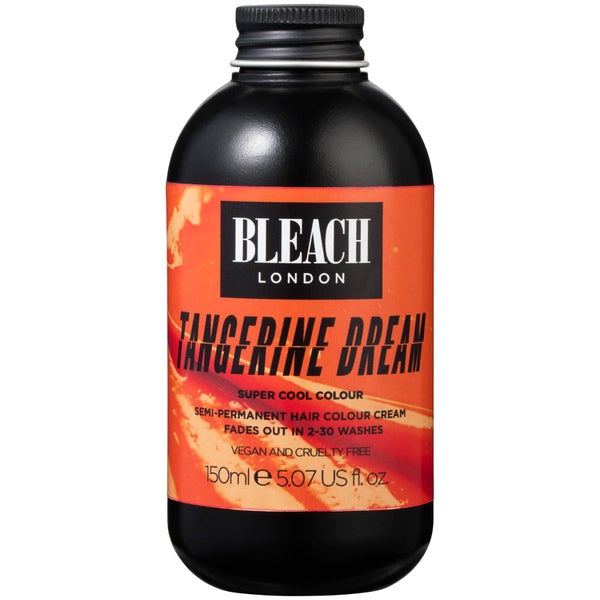 BLEACH LONDON Tangerine Dream Super Cool Colour 150ml LOOKFANTASTIC