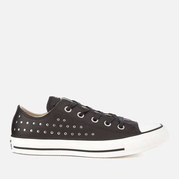 Converse Women's Chuck Taylor All Star Ox Trainers - Black/Silver