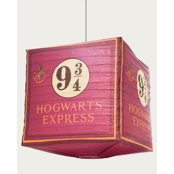 Harry Potter – Abat-jour cubique en papier – Poudlard Express voie 9 ¾