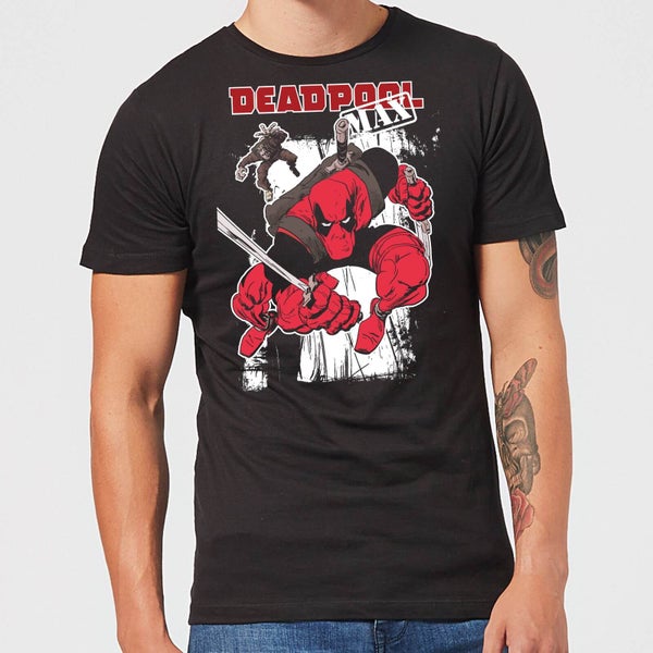 Marvel Deadpool Max Männer T-Shirt – Schwarz