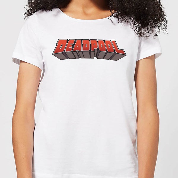 Marvel Deadpool Logo Women's T-Shirt - White