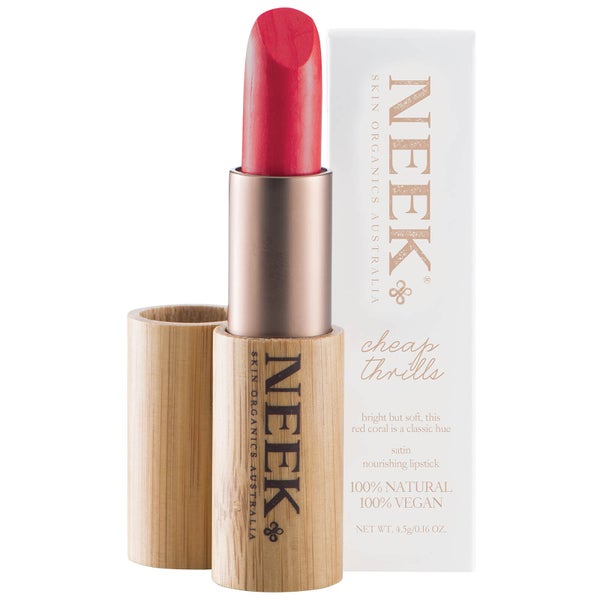 Neek Skin Organics 100% Natural Vegan Lipstick -huulipuna (vegaaninen), Cheap Thrills